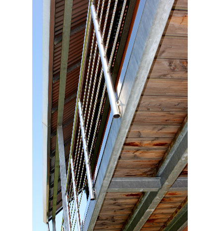 Fürniss Metallbau, Anbaubalkon mit Überdachung