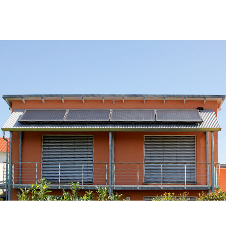 Fürniss Metallbau, Anbaubalkon mit Überdachung