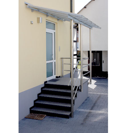 Fürniss Metallbau, Hauseingangsüberdachung