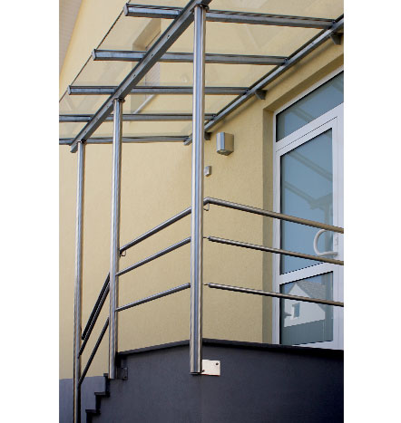 Fürniss Metallbau, Hauseingangsüberdachung