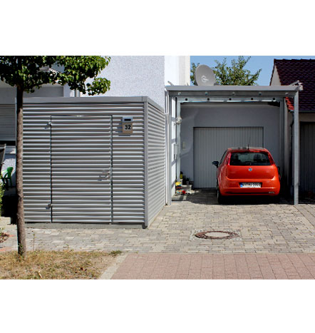 Fürniss Metallbau, TerrassengeländerAbstellplatz für Fahrräder