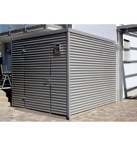 Fürniss Metallbau, TerrassengeländerAbstellplatz für Fahrräder