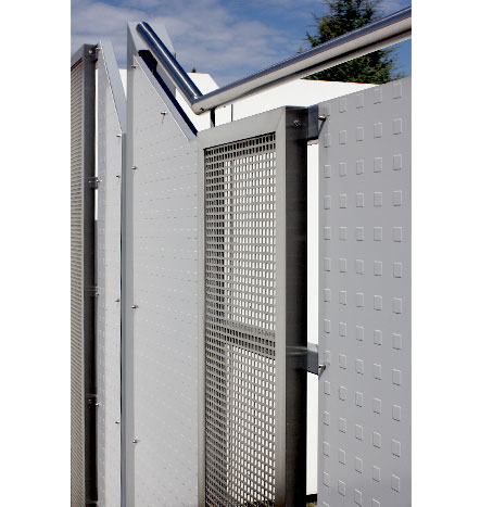 Fürniss Metallbau, Toranlage Sonderanfertigung