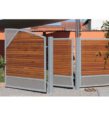 Fürniss Metallbau, Toranlage Sonderanfertigung